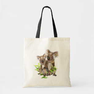 Cute Little Koala Bear Australian Animal Art Tygkasse