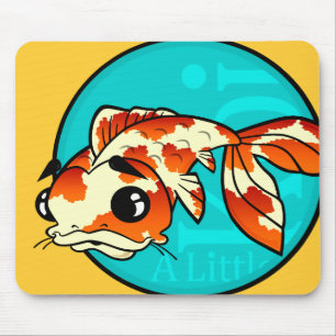 CUTE LITTLE KOI FISH MOUSE PAD MUSMATTA