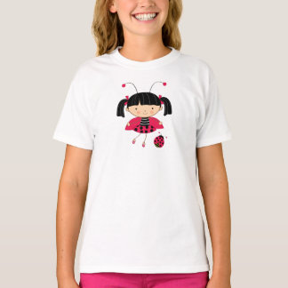 Cute Little ladybug Flickas t-shirt