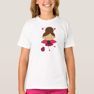 Cute Little ladybug Flickas t-shirt