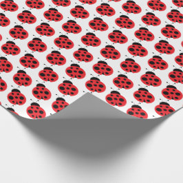 Cute Little Ladybug Wrapping Papper Presentpapper