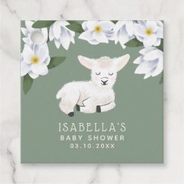 Cute Little Lamb Gender Neutral Baby Shower Gåvor Etiketter
