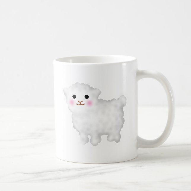 Cute Little Lamb Kaffemugg (Höger)