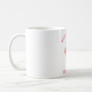 Cute Little Lamb-ylle du är min Valentine Kaffemugg