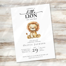 Cute Little Lejon Baby Shower