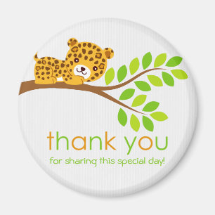 Cute Little Leopard Tack Magnet