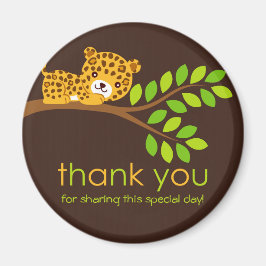 Cute Little Leopard Tack Magnet