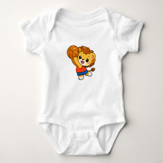 Cute Little Lion Basketball Star T Shirt