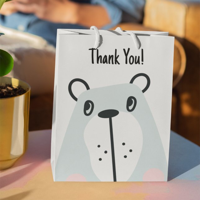 Cute Little lustiga björn (Cute gift bag with bear)