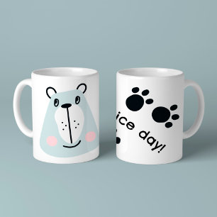 Cute Little lustiga björn Kaffemugg