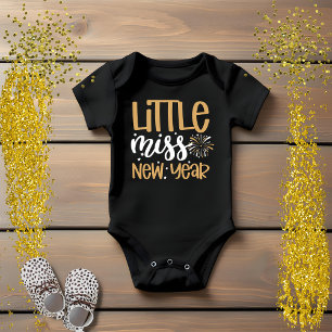 Cute Little Miss New Year Girl T Shirt