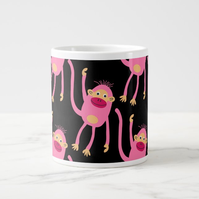 Cute Little Monkey Jumbo Mugg (Framsidan)
