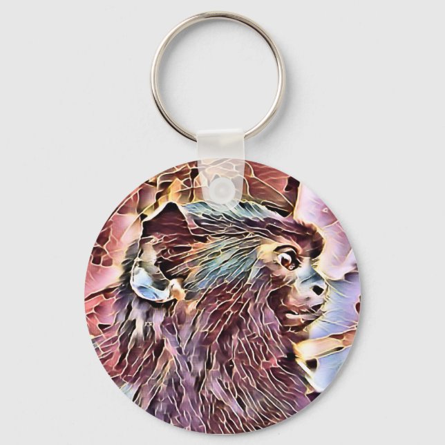 CUTE LITTLE MONKEY NYCKELRING (Framsida)