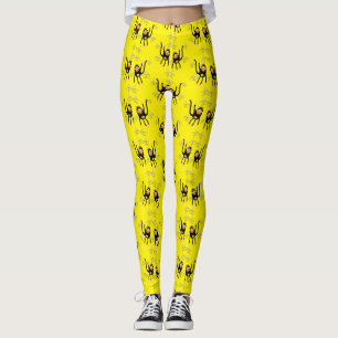 Cute Little Monkey och Bananas Leggings