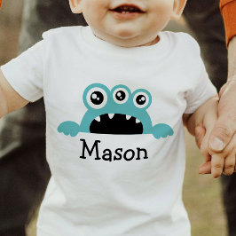 Cute Little Monster Baby Kid Personlig T-Shirt