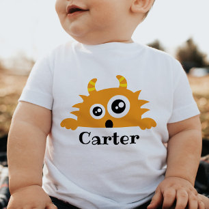 Cute Little Monster Baby Kid Personlig T-Shirt