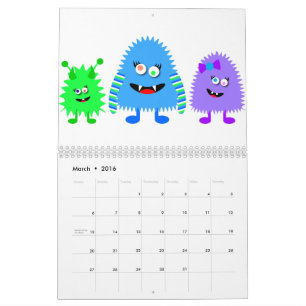 Cute Little Monster Kalender