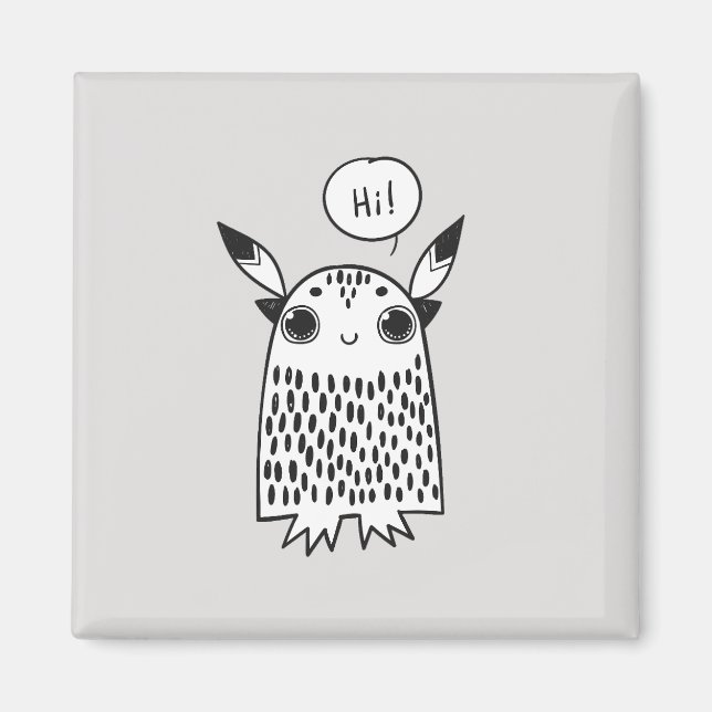 Cute Little monster Magnet (Framsidan)