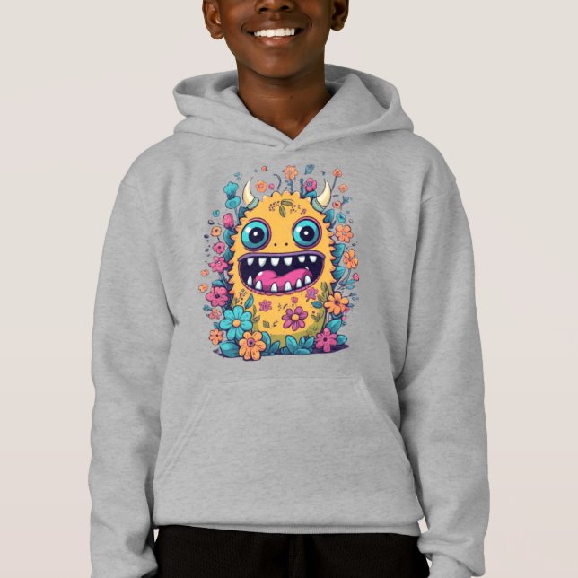 Cute Little monster-presentidéer T Shirt (Framsida)