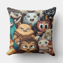 Cute Little monsters lustiga moderna contemporary