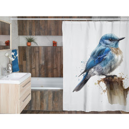 Cute Little Mounebird Watercolor