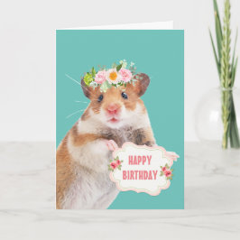 Cute Little Mouse Birthday Kort