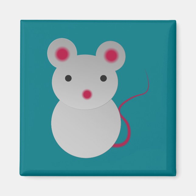 Cute Little Mouse Magnet (Framsidan)