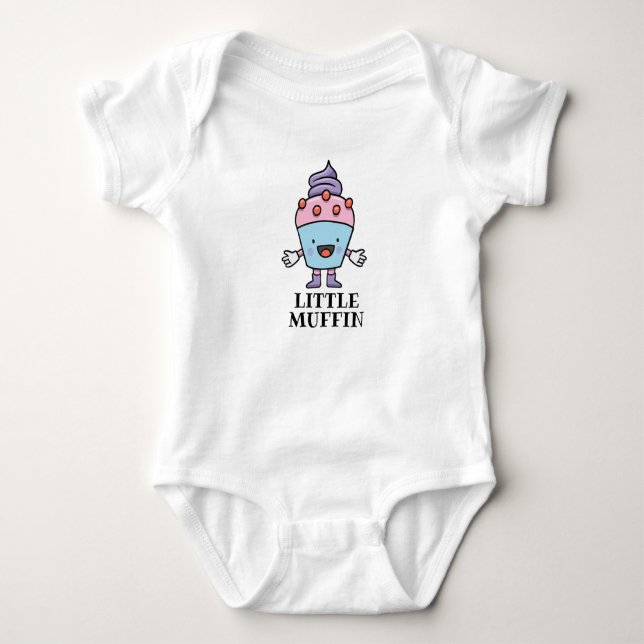 Cute Little Muffin Girl T Shirt (Framsida)
