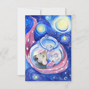 Cute Little-mus-tackkort Tack Kort