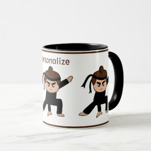 Cute Little Ninja Boy Tea Coffee Mugg