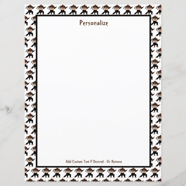 Cute Little Ninja Warrior Personalize (Framsida)