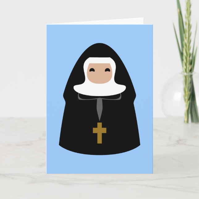 Cute Little Nuns Kort (Framsida)
