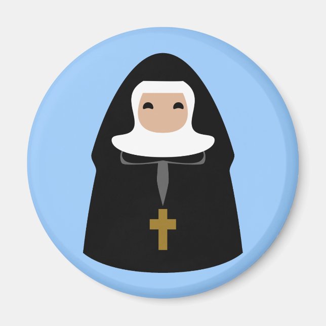 Cute Little Nuns Magnet (Framsidan)