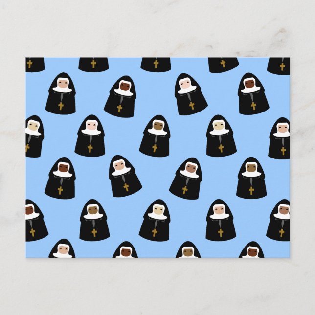 Cute Little Nuns Vykort (Framsida)