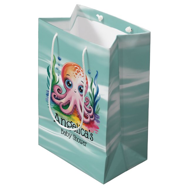 Cute Little Octopus under Sea (Framsidan Vinklad)