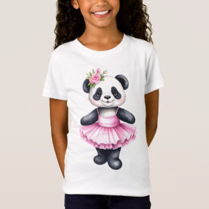 Cute Little panda ballerina dansballet T Shirt