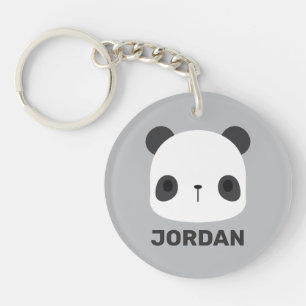 Cute Little Panda Bear med Personlig Namn