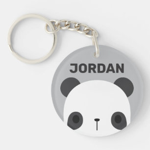 Cute Little Panda Bear med Personlig Namn