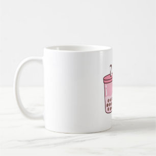 Cute Little Panda Hugger Strawberry Mjölk Tea with Kaffemugg