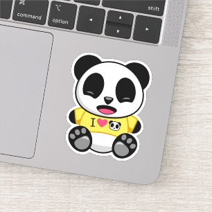 Cute Little Panda Klistermärken
