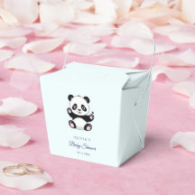 Cute Little Panda Modern Baby Shower