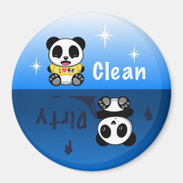 Cute Little Pandas Clean Dirty Magnet