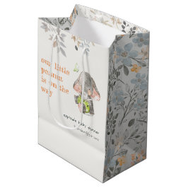 Cute Little Peanut Elephant Foliage Baby Shower