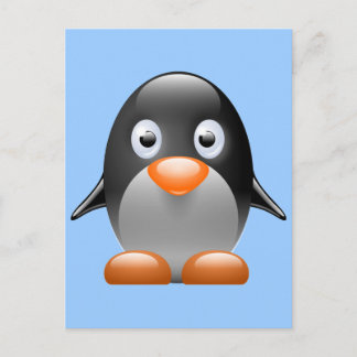 Cute Little Penguin Vykort