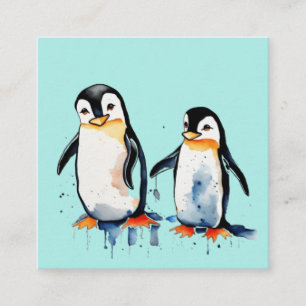 Cute Little penguins Tilläggskort