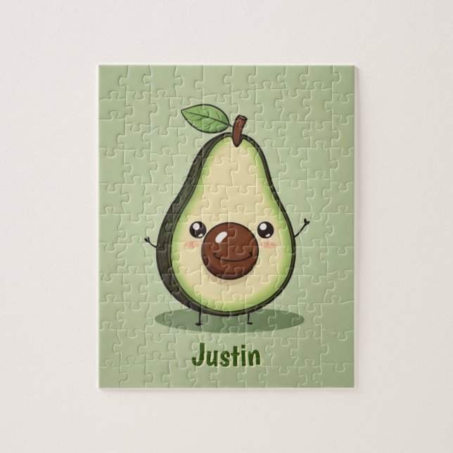 Cute Little Personlig Avocado Pussel (Vertikal)