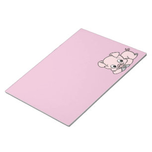 Cute Little Pig Anteckningsblock