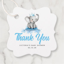 Cute Little Prince Elephant Blue Tack