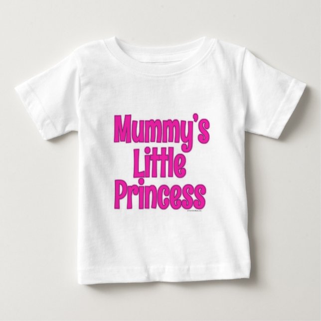 Cute Little Princess Baby Slogan Design T-shirt (Framsida)