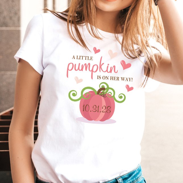Cute Little Pumpkin Baby Shower T Shirt (Skapare uppladdad)